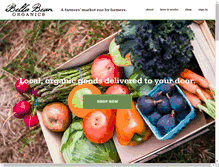 Tablet Screenshot of bellabeanorganics.com